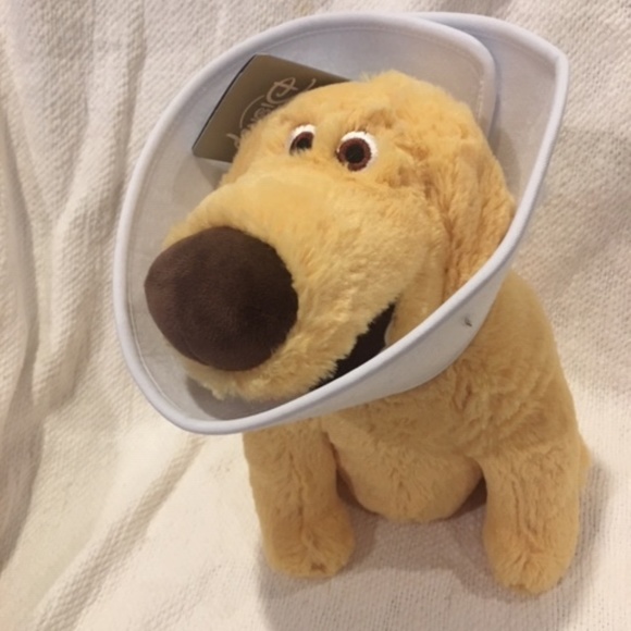 dug cone of shame plush